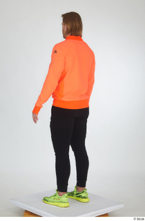  Erling black tracksuit dressed orange long sleeve t shirt sports standing whole body yellow sneakers 0020.jpg